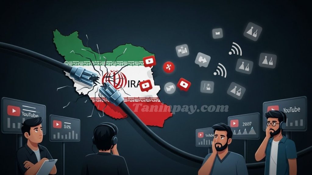 آیا قطع اینترنت ایران باعث افت ویو یوتیوب افغانستان می‌شود؟