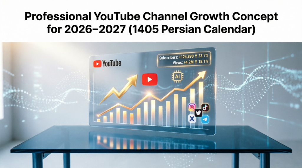 نقشه راه رشد انفجاری کانال یوتیوب در سال ۱۴۰۵: استراتژی‌های نوین و الگوریتم‌های آینده