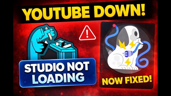 اختلال گسترده در YouTube Studio: سازندگان محتوا در سراسر جهان دچار مشکل شدند