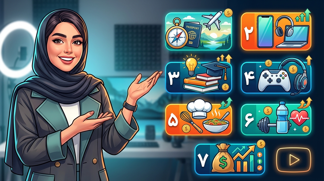7 ایده پر درآمد یوتیوب انگلیسی