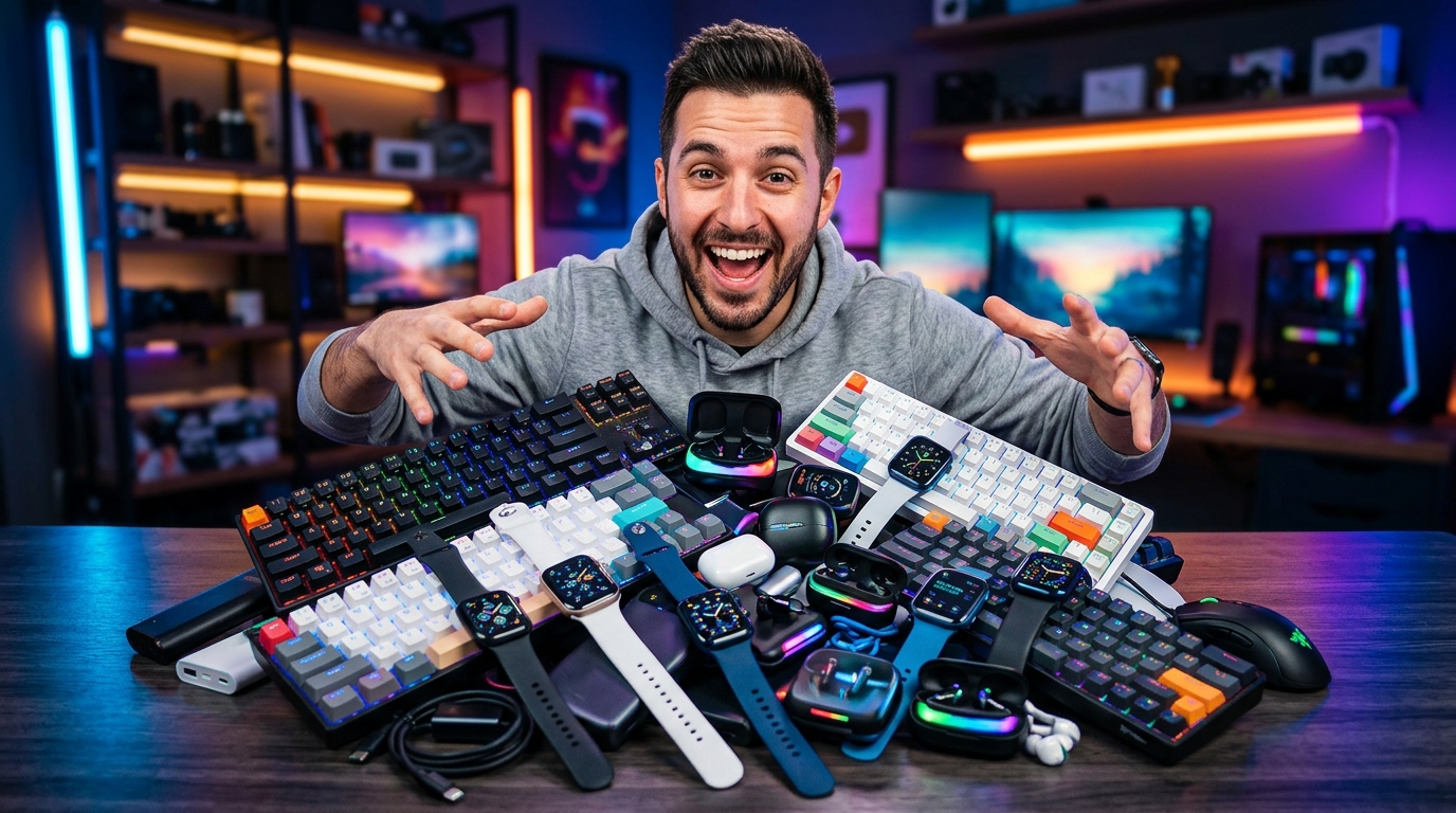 ساخت ویدیو یوتیوب در مورد بررسی و مقایسه گجت‌های اقتصادی (Tech Reviews)